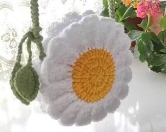 Daisy Flower Crochet Bag | Small for Daughter, Big for Mother | Gift for Mother's day