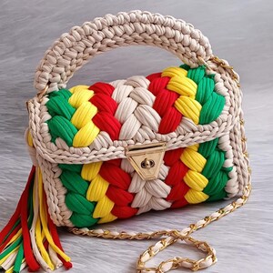 The Capri Conch-Shaped Woven Handbag