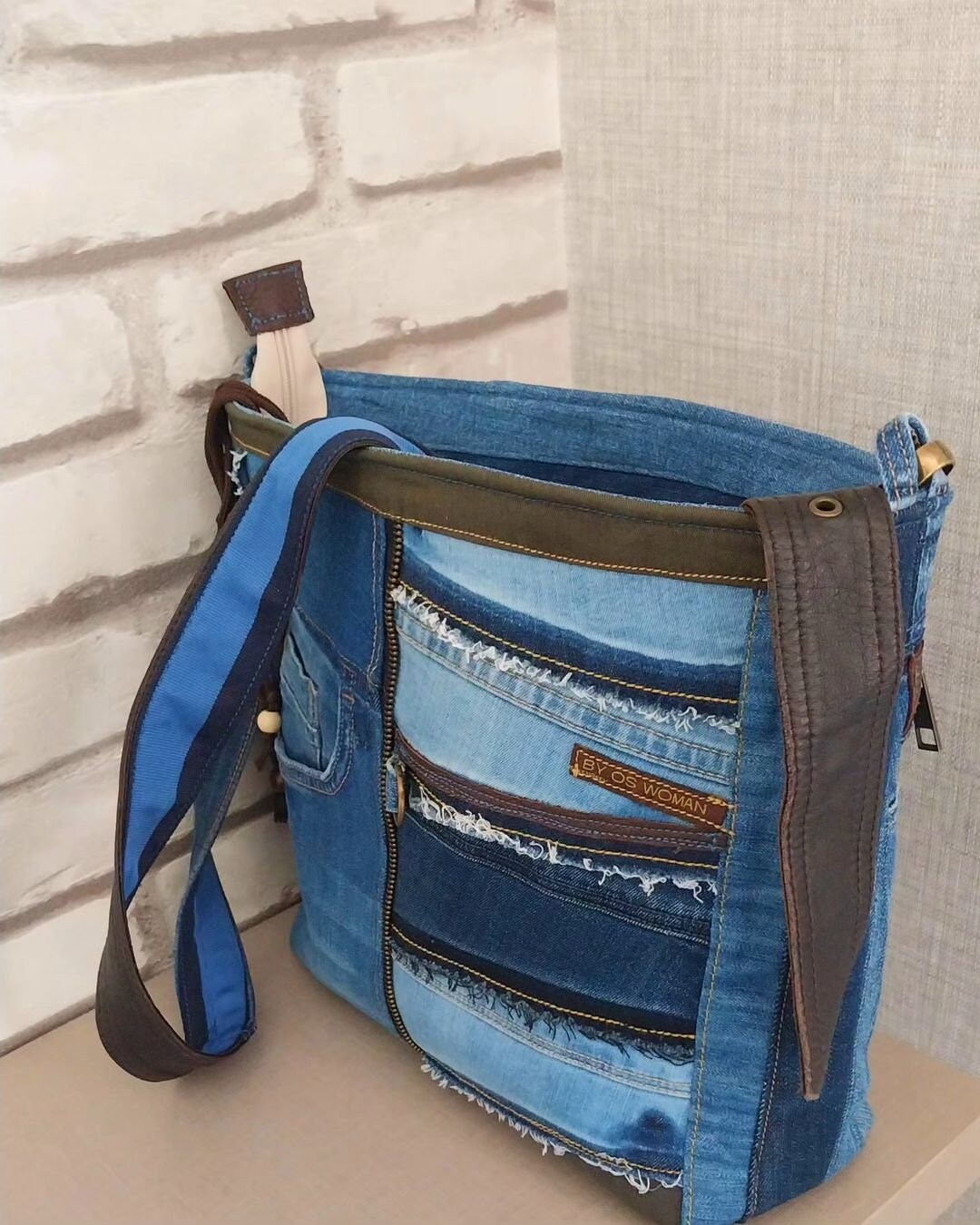 YANPLS Denim Hobo Shoulder Bag - Light Blue Crossbody Purse For Women With Multiple Pockets - View #14