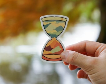 Hourglass Sticker ootdoor sticker