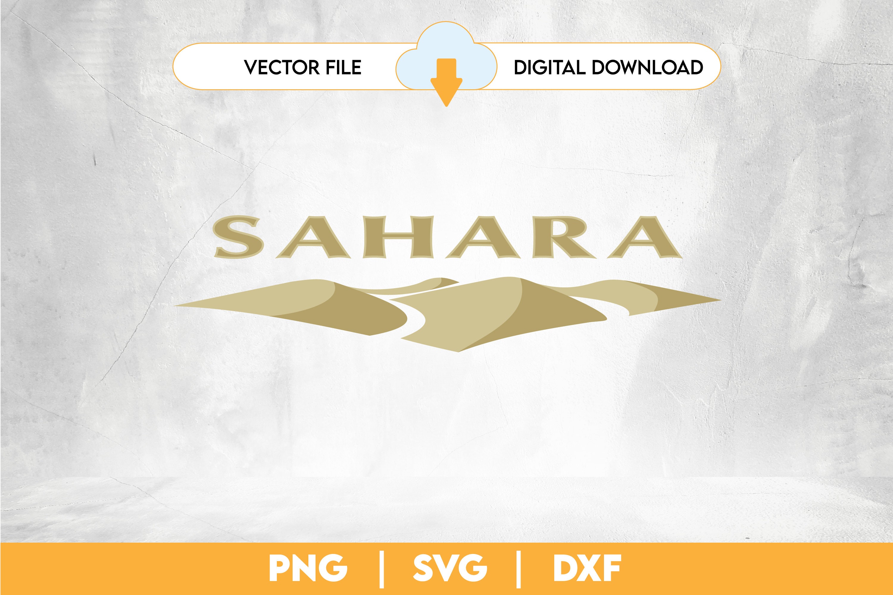 Sahara Off-Road Digitale Datei Vektor DXF PNG SVG Sofortiger Download