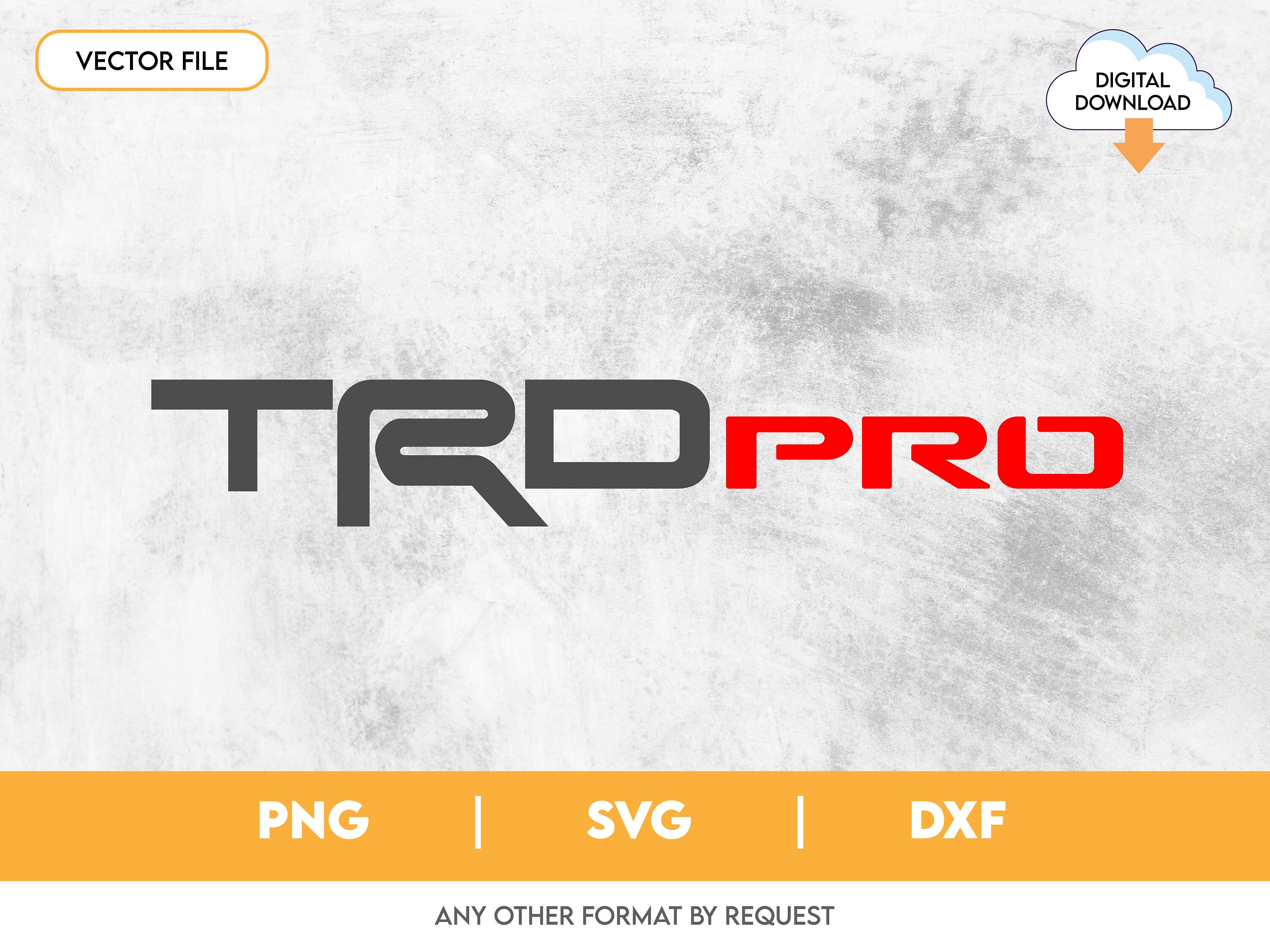 Trd Off Road Digitales Logo Vektor DXF PNG SVG Instant Etsy.de