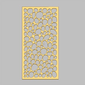 CNC decorativo do modelo 3D do formato de arquivo STL Digital do elemento da grelha do painel da grade
