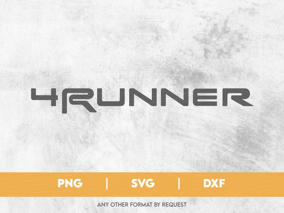 4runner Digital Logo Emblem Vector Dxf Png Svg Instant Etsy