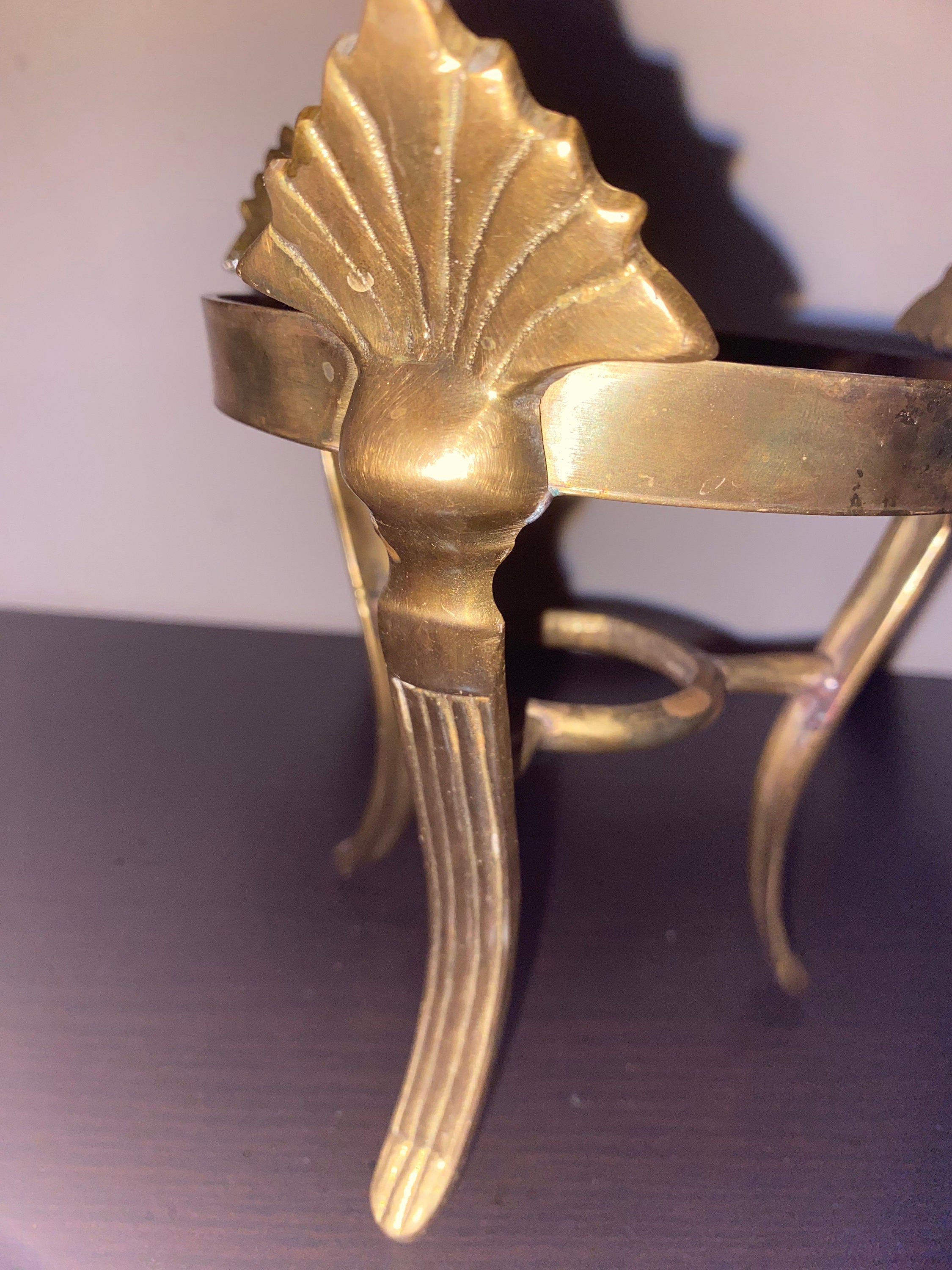 Vintage Crystal Stand - Etsy
