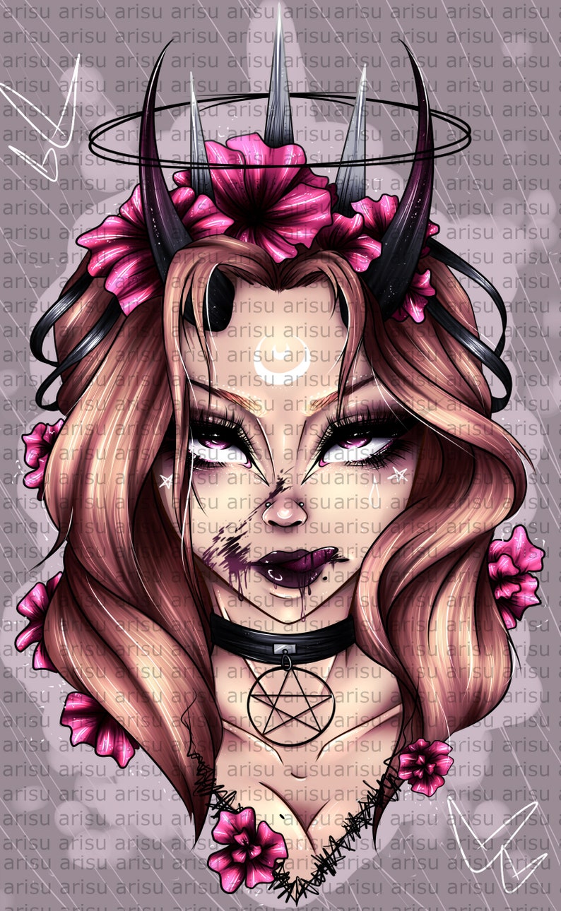 Custom Art Commission Headshoot Custom Art Commission Etsy