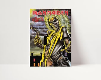 Iron Maiden Rock Music Poster Print Wall Art A4 A3 *buy 2 get 1 Free*