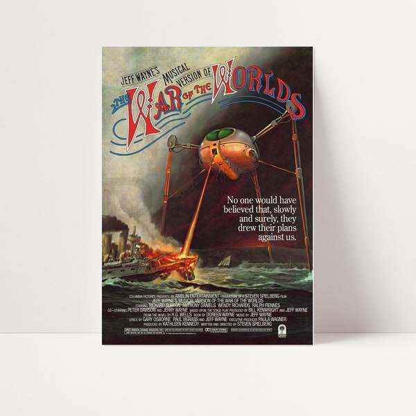 War of the Worlds Movie film Poster Print Wall Art A4 A3 *buy 2 get 1 Free*