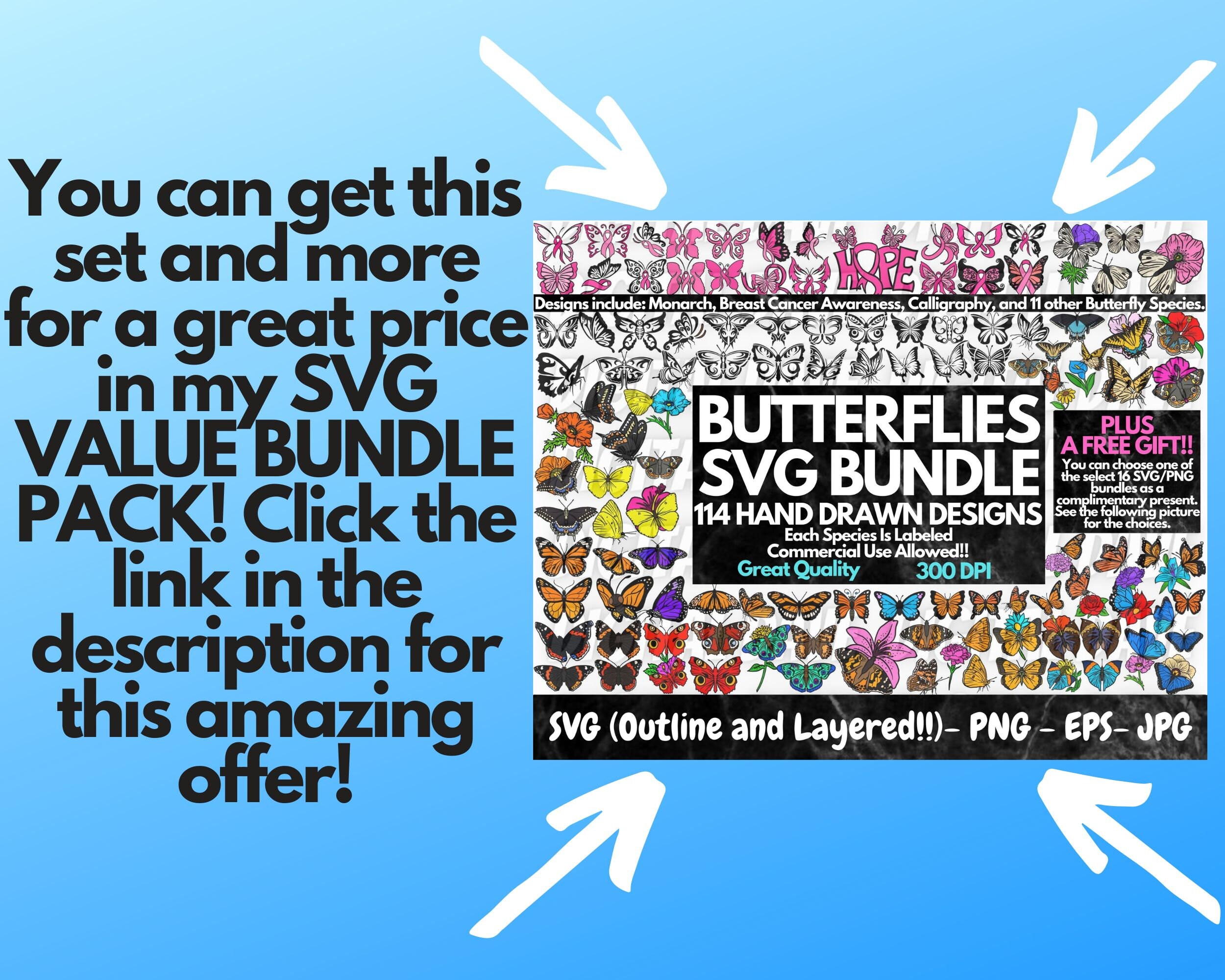 SVG Breast Cancer Butterflybreast Cancer Butterfly - Etsy