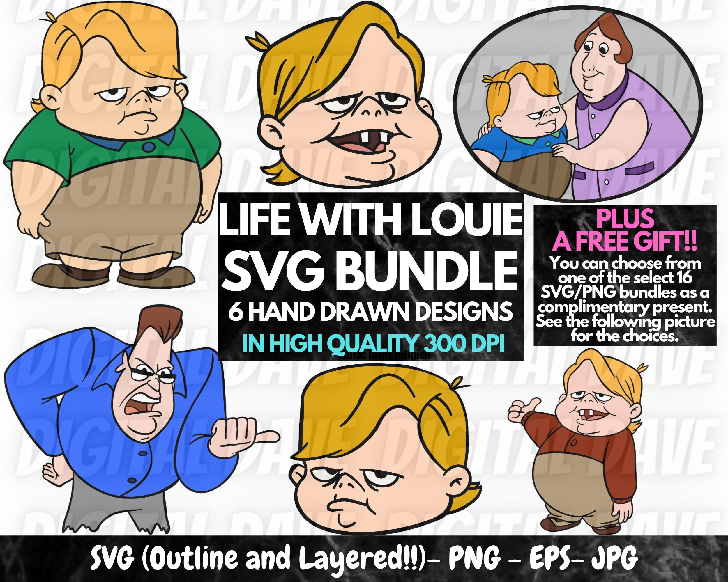 Life With Louie Svg Bundle Cricut Life With Louie Svg Life 