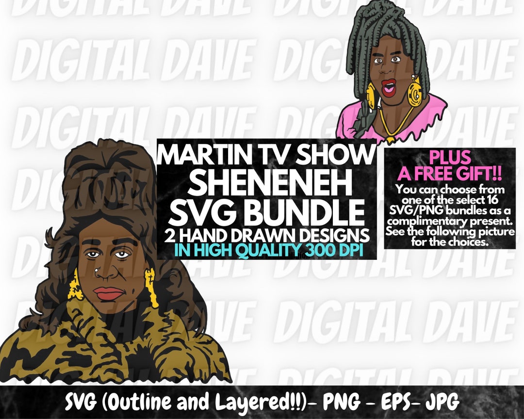 Martin TV Show Svgsheneneh Jenkins SVG Sheneneh Jenkins Etsy UK