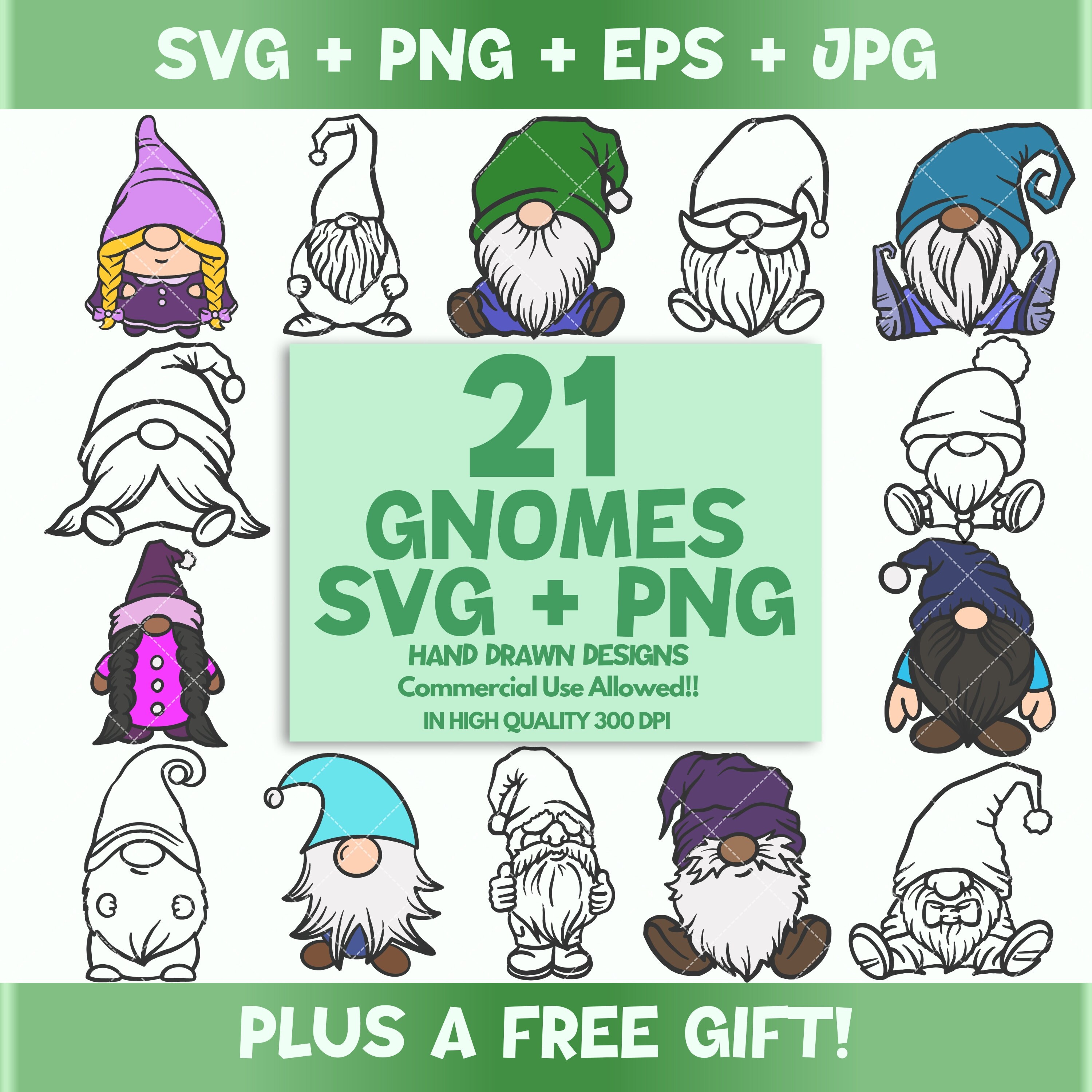 Gnomes Layered Svg Bundle, Cricut Gnomes Svg, Gnomes Silhouette Svg ...