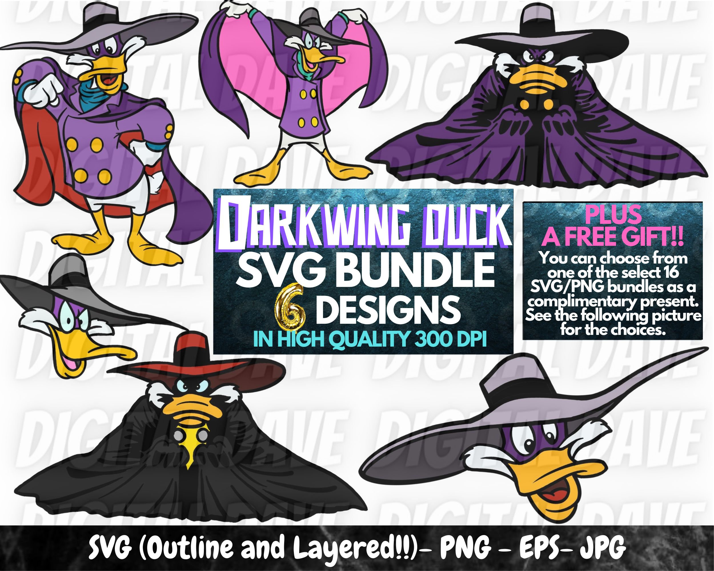 Darkwing Duck Svg Bundle Cricut Darkwing Duck Svg Darkwing Etsy Israel