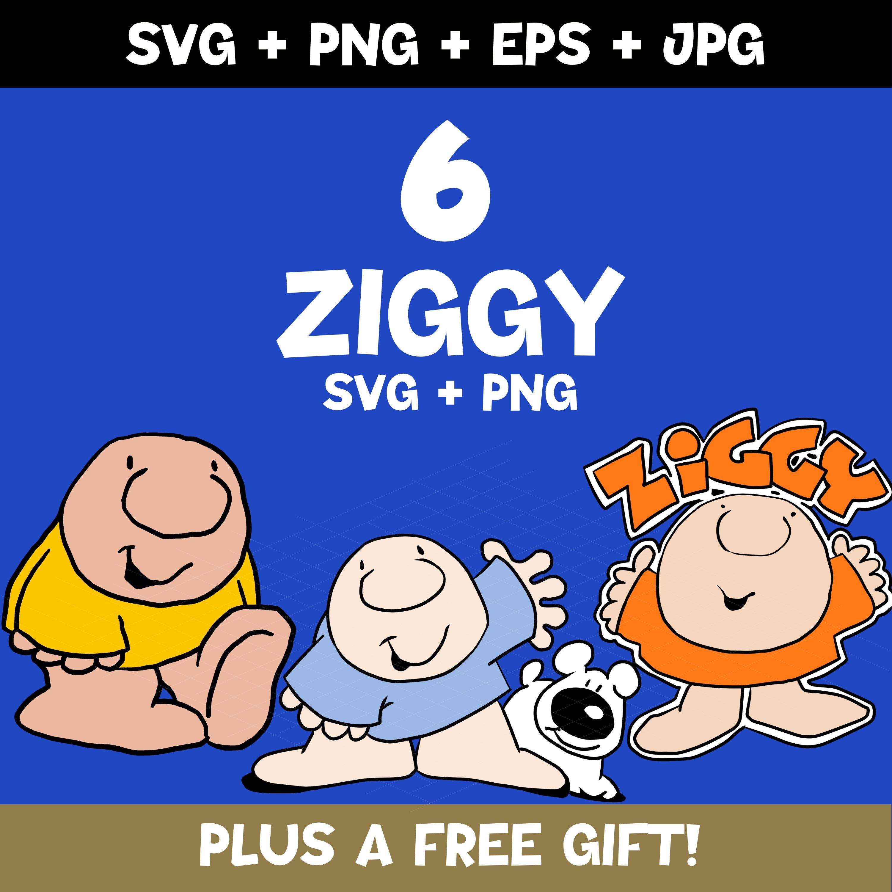 Ziggy cartoon character - Etsy 日本