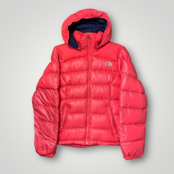 The north face red puffer jacket 700 womens S Gem