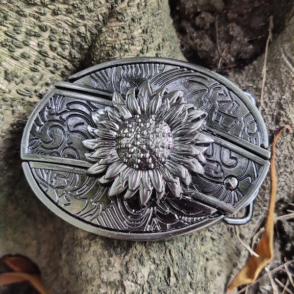 Hidden Knife Belt Buckle Etsy