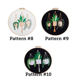 DIY Embroidery Kit beginner, Plant Embroidery kit, Modern embroidery kit cross stitch, Hand Embroidery Kit, Needlepoint, DIY Craft Kit image 4