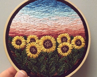 DIY Embroidery Kit beginner, Plant Embroidery kit, Modern embroidery kit cross stitch, Hand Embroidery Kit, Needlepoint, DIY Craft Kit