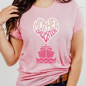Moeder Dochter Cruise tshirt, Cruise t shirt, Unisex Jersey Korte Mouw T-shirt
