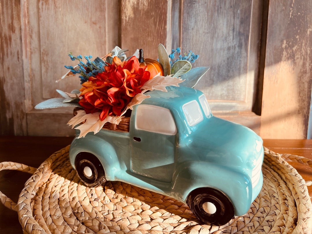 Farm Truck Centerpiece Farm Truck Arrangment Fall Farm Etsy