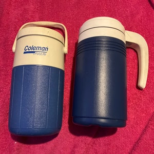 Coleman Half Gallon Thermos Jug, Portable, Insulated, Blue
