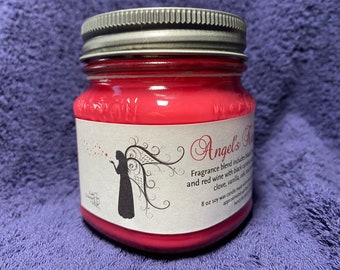 Angel's Kiss handmade 8 oz. soy wax candle