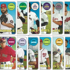 Collezione Topps Heritage Baseball 2018 22 carte