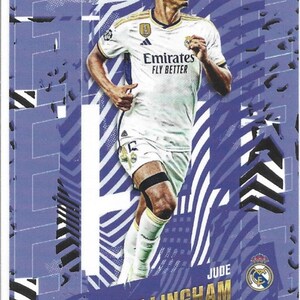 Tarjeta de fútbol Topps del Real Madrid "Jude Bellingham"
