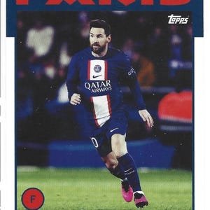 Carte de football Topps PSG « Lionel Messi »