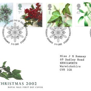 GB First Day Cover 2002 &quot;Christmas&quot;