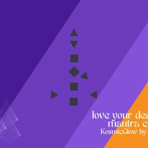 Carte de mantra personnalisée au design humain - Mantras personnalisés en fonction de votre thème complet