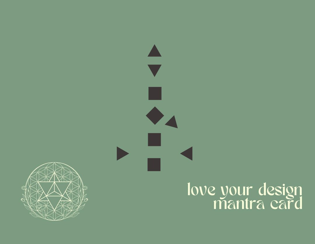 Personalized Human Design Mantra Card - Custom Mantras Based on Your ...