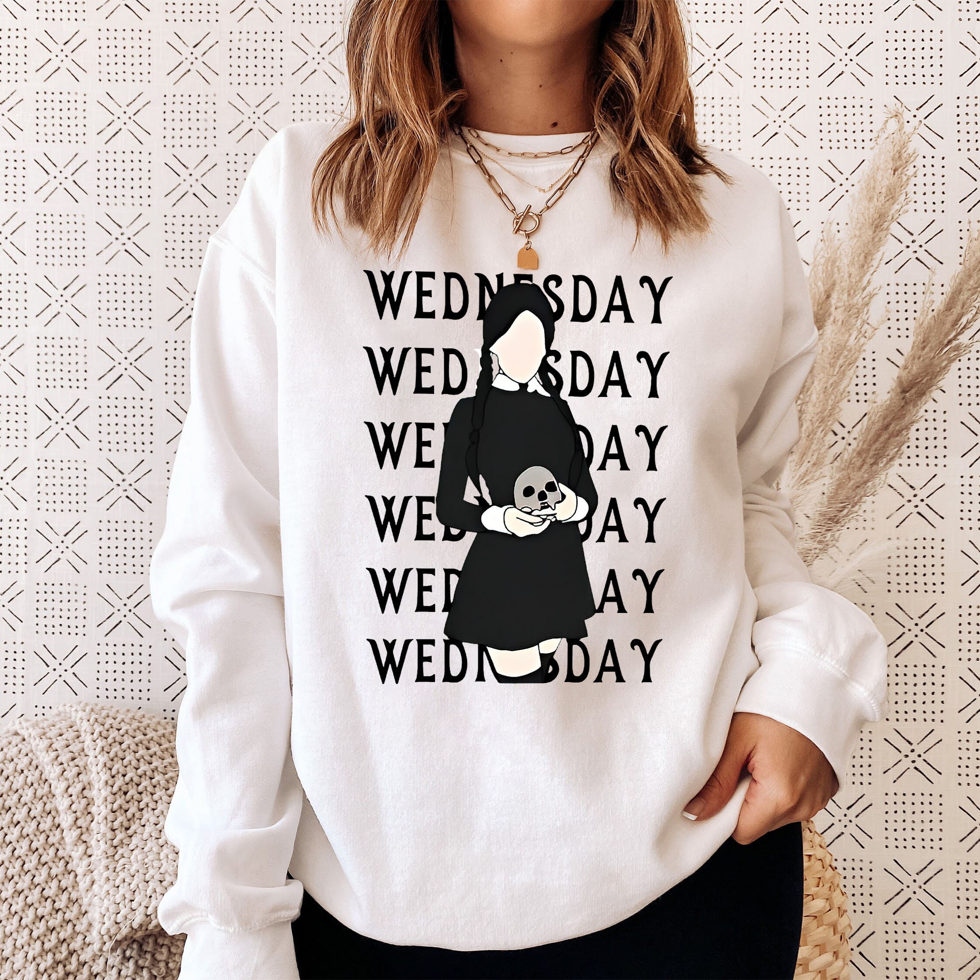 Discover Jenna Ortega Wednesday Sweatshirt, Jenna Ortega Wednesday Addams