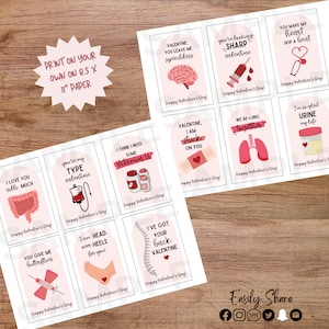 Medical Valentines Printables