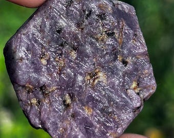 Raw Ruby Record Keeper Crystal: Hexagon Triangle Gateway, 277 Carat