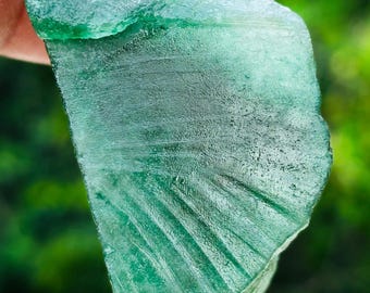 Trozo de cristal de aventurina verde en bruto Nathural: piedra curativa natural, Feng Shui
