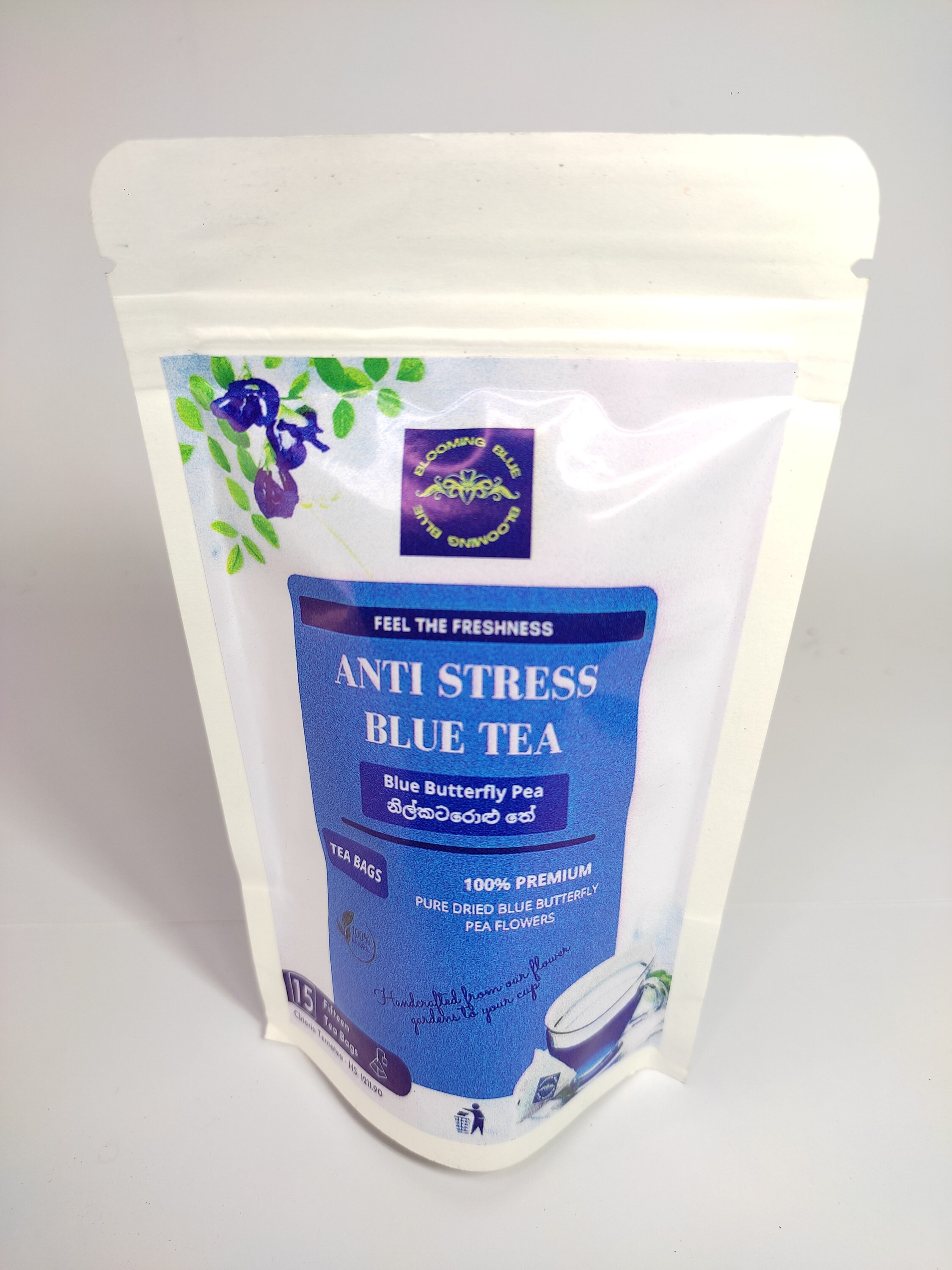 Anti Stress Blue Butterfly Pea Tea Bags Etsy