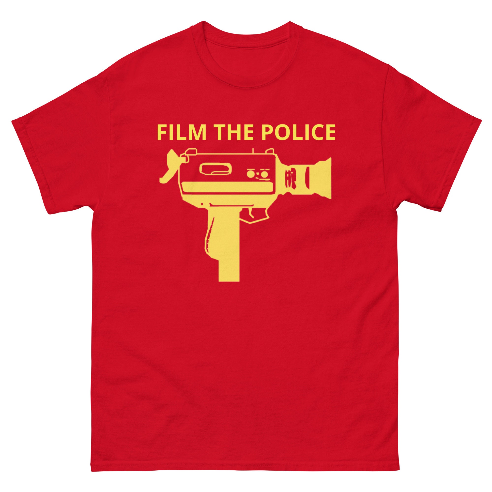 Discover Original Film The Police T-shirt - Yellow
