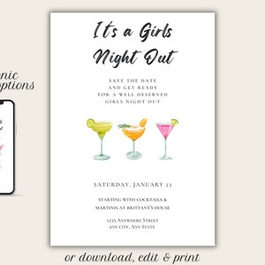 Invitation Sharing Options:
1. Electronic Sharing - send via text message, e-mail, social media, & more. 
2. Print Your Invitation - print at home or at a local print shop of your choice.

More details provided in listing description.