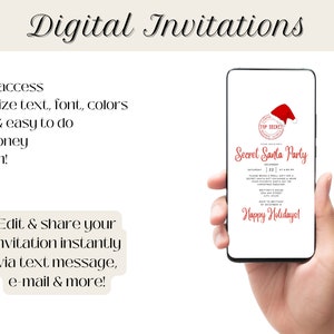 Digital Invitations:
- Instant Access
- Customize text, font, colors
- Simple and easy
- Save money
- Have fun

Edit & share your invitation instantly!
