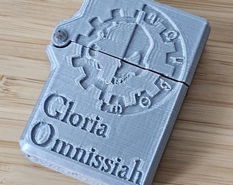 Zippo 40K Insert Case: Forged Faction, Eternal Flame – Customizable, Robust, Lightweight.
