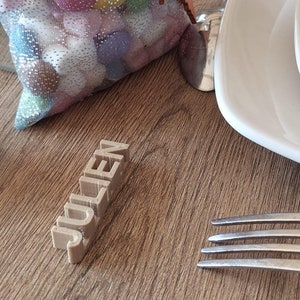 Marques Places Prenoms Imprimé en 3D