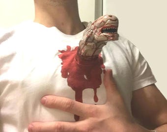 Chest buster Alien Halloween prank go pro mount