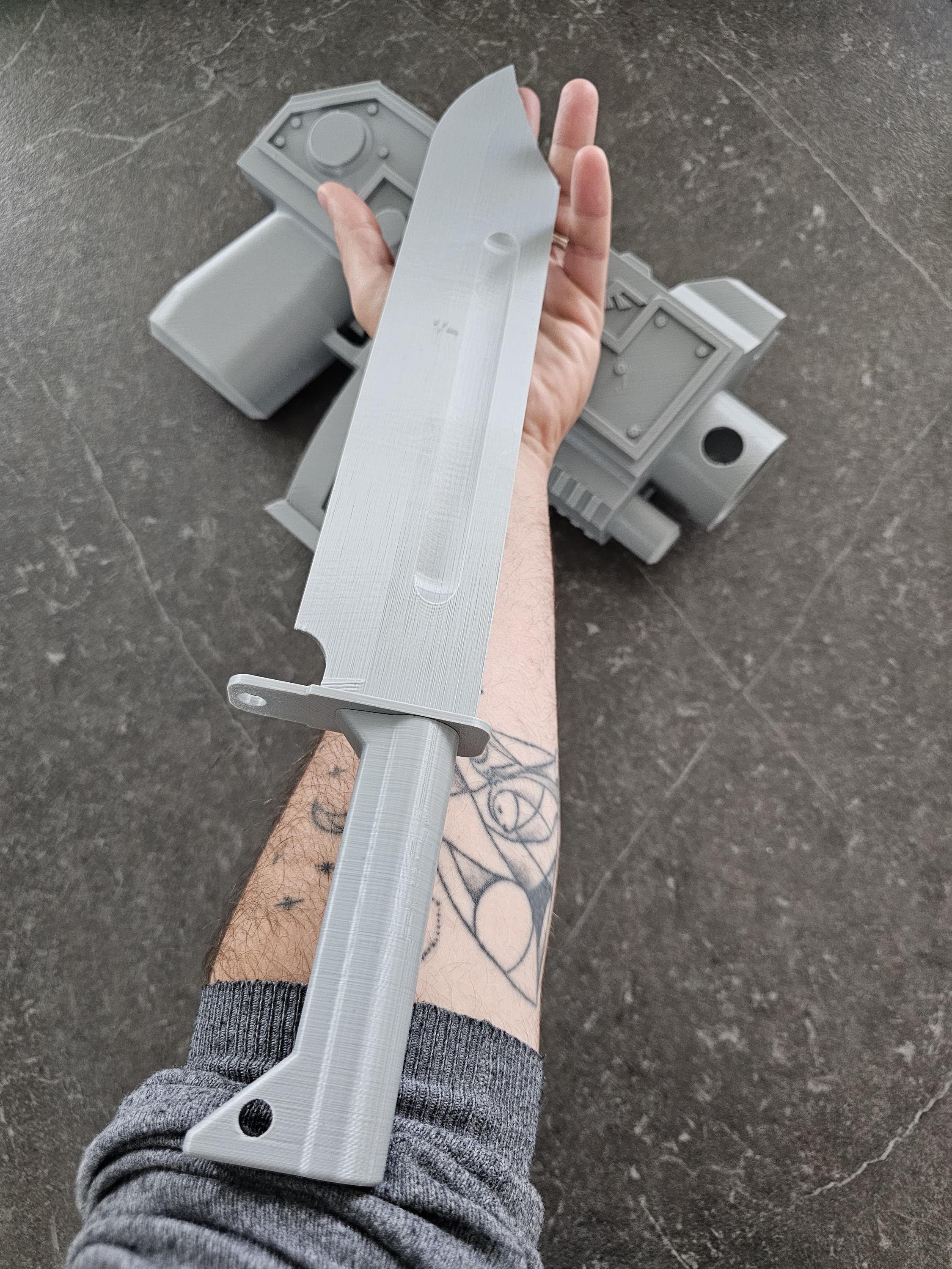 TITUS Space Marine 2 Knife 3D Printed
