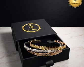 Ayatul Kursi Islamic Bracelet | Adjustable Cuff | Arabic Engraved Bracelet | Islamic Jewellery | Quran Eid Gift