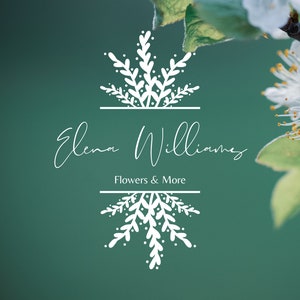Florist Logo | Florist Logo Design | Florist Branding | Floral Logo | Professional Logo Design | Premade Logo