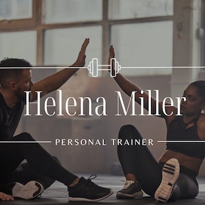 Personal Trainer Logo | Fitness Trainer Logo Design | Personal Trainer Branding | Professional Logo Design | Premade Logo | Logo Package