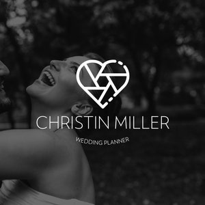 Logo Design for Wedding Planners | Premade Logo Package | Wedding Planner Logo | Heart Logo | Professional, Elegant and Modern