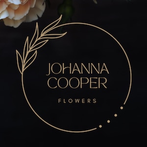 Professional, Elegant and Modern Floral Logo Design for Wedding Planners, Florists, Beauty Businesses | Premade Logo Package