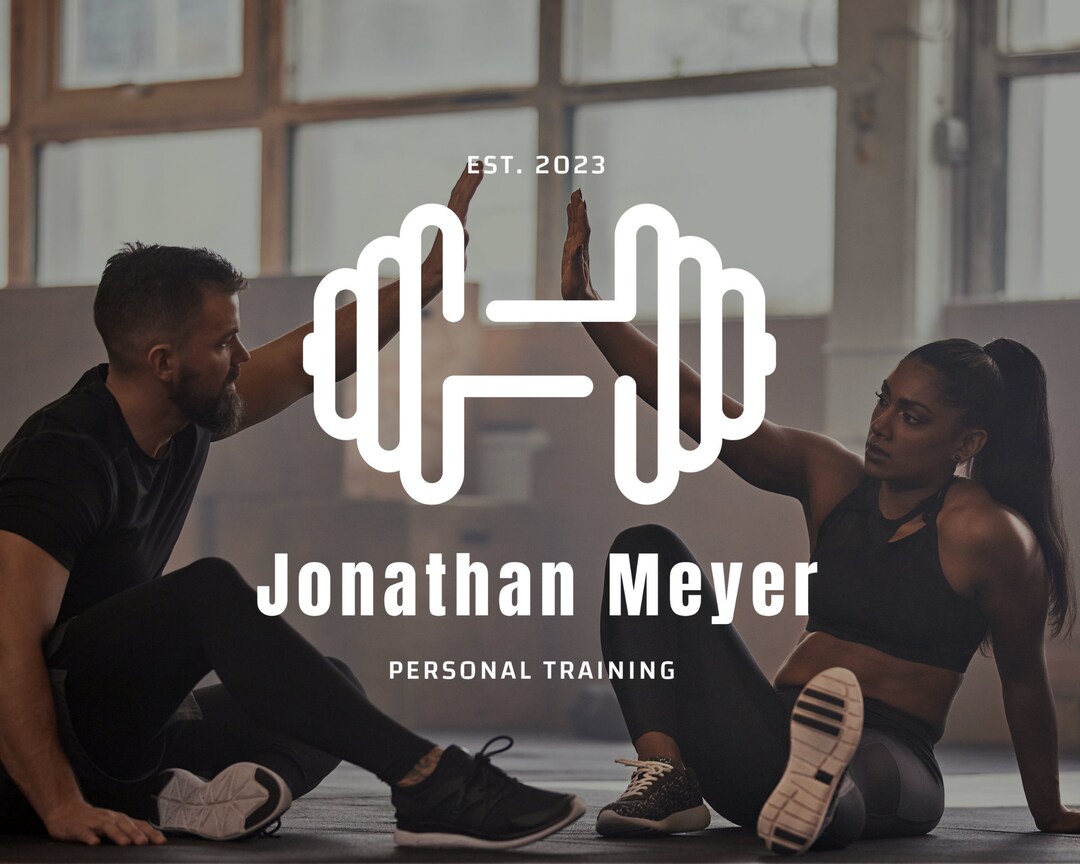 Personal Trainer Logo Fitness Trainer Logo Design Personal Trainer